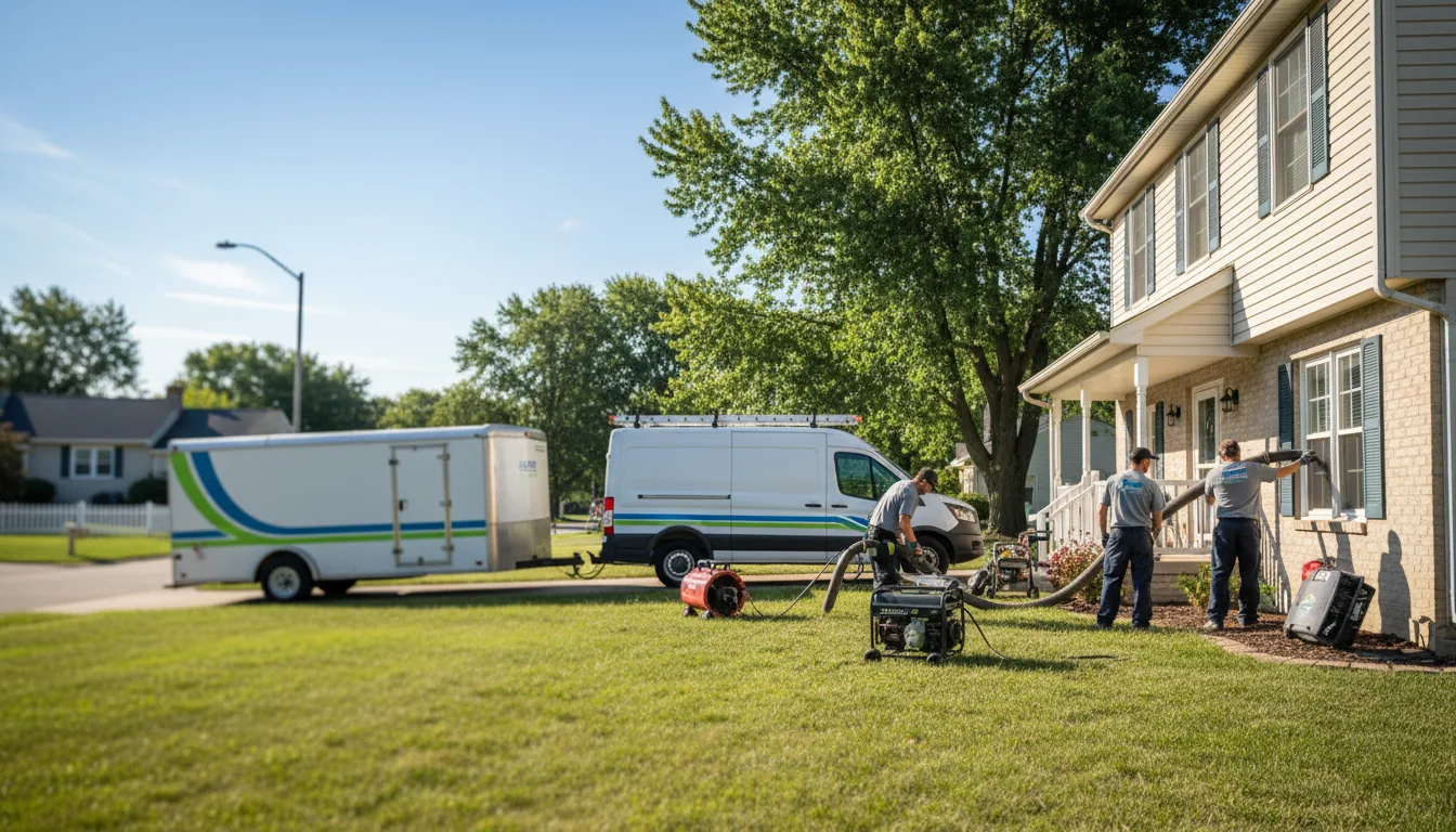 Flooded Basement Restoration And Cleanup With Repair in Crocker, MO near me
